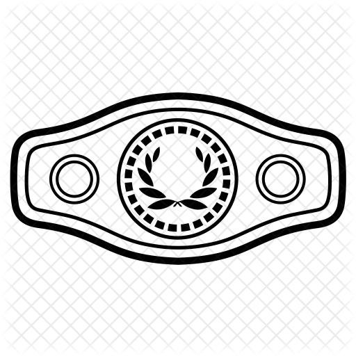 512x512 Boxing Belt Icon Of Line Style