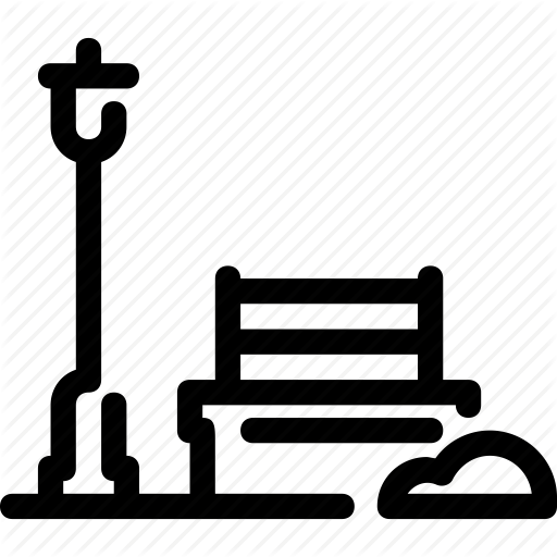 512x512 Bench, City, Park, Recreation Icon