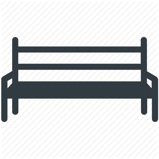 512x512 Bench, Garden Bench, Outdoor Furniture, Park Bench, School Bench Icon