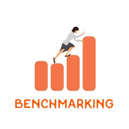 450x450 Benchmarking Concept, Vector Icon About Benchmark Royalty Free