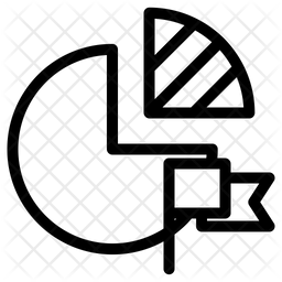 256x256 Pie Chart Benchmark Icon Of Line Style