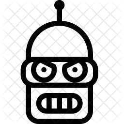 256x256 Bender Icon Of Line Style