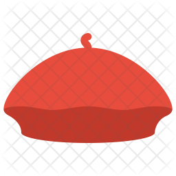 256x256 Beret Icon Of Flat Style