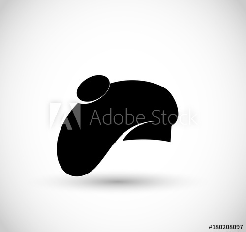 500x472 Beret Icon Vector