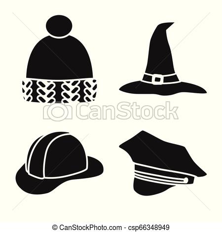450x470 Isolated Object Of Beanie And Beret Icon Collection Of Beanie