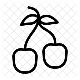 256x256 Berry Icon Of Line Style