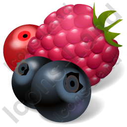 256x256 Berries Icon, Icons