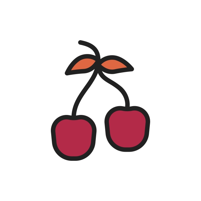 640x640 Berry Icon Vector Illustration In Filled Style For Any Purpose