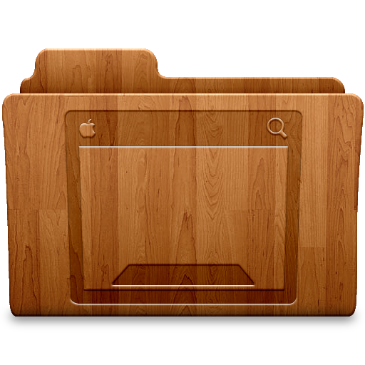 512x512 Matte Desktop Icon Wood Folders Iconset Thvg