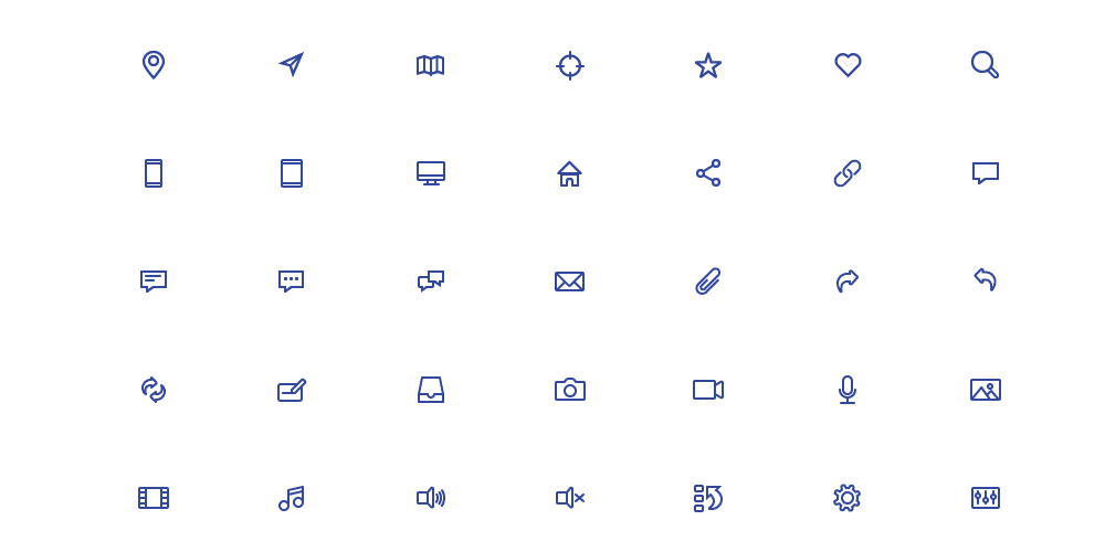 1000x500 Best Free Icon Sets