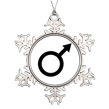 425x425 Tee Popo Best Friend Snowflake Ornaments Men Black Man