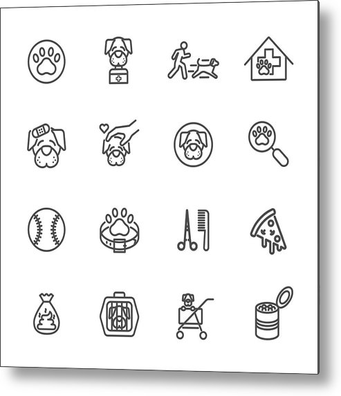 493x572 Dog Is My Best Friend, Simple Thin Line Icons Set Vector Icon
