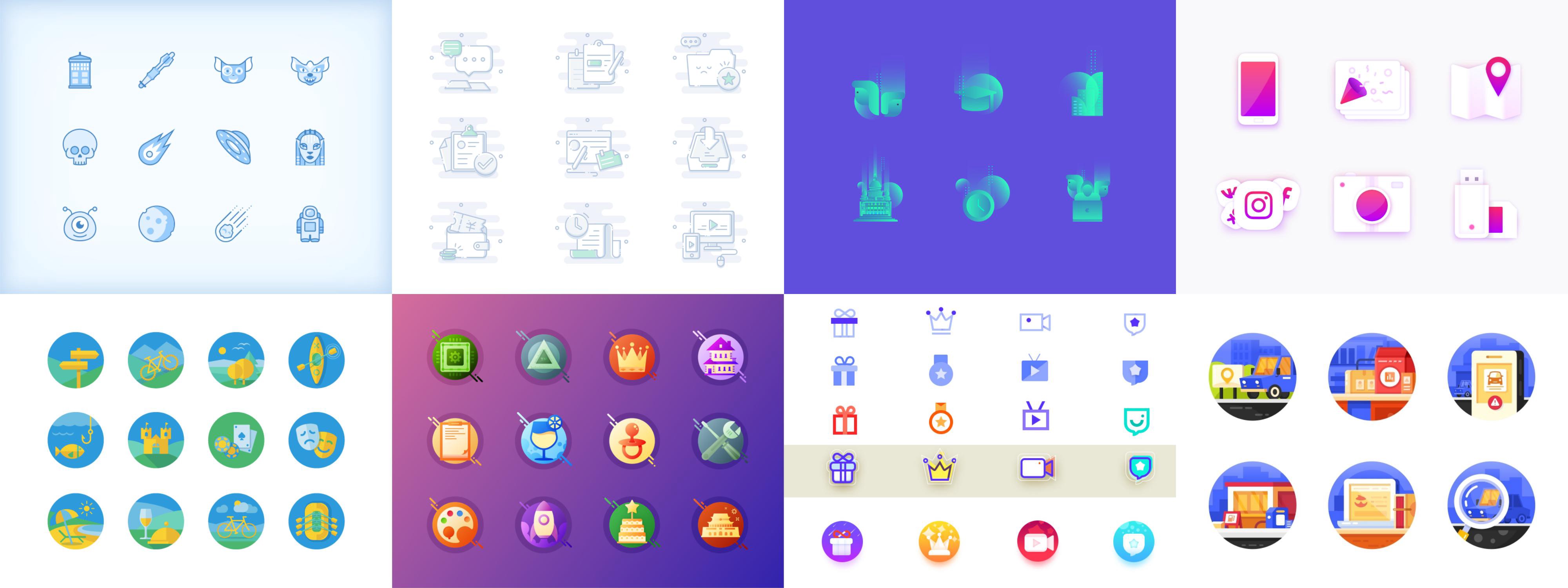 4000x1500 Icon Design Inspiration Week