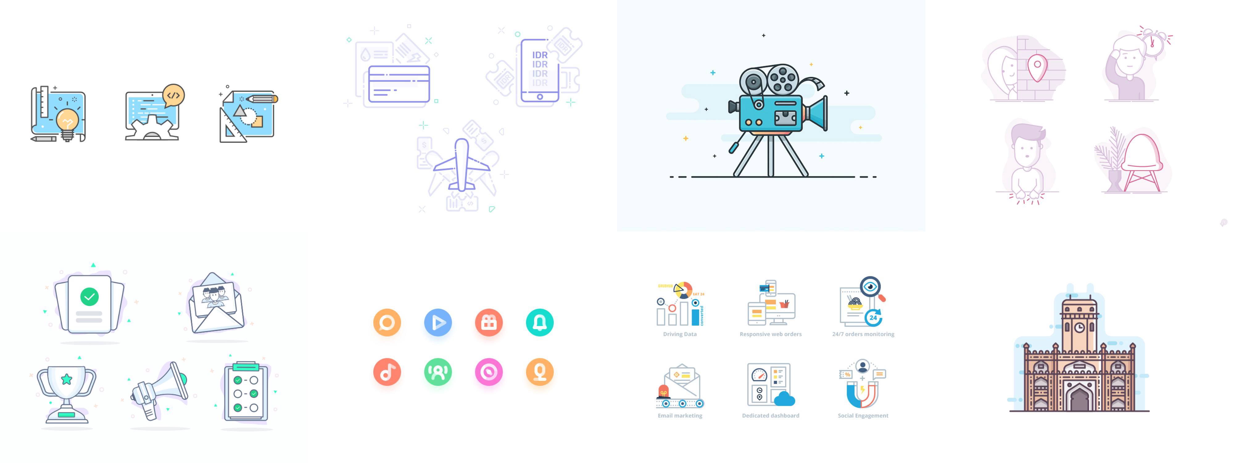 4000x1500 Icon Design Inspiration Week