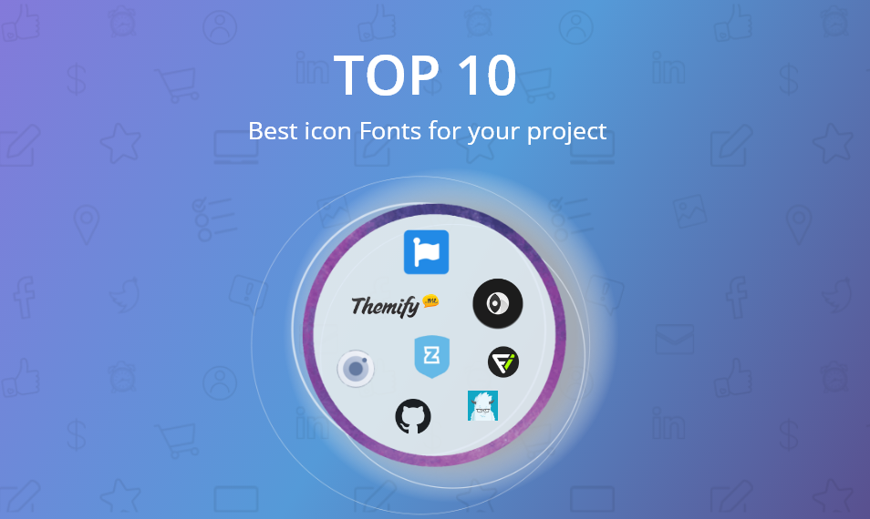 954x570 Top Best Icon Fonts For Your Projects