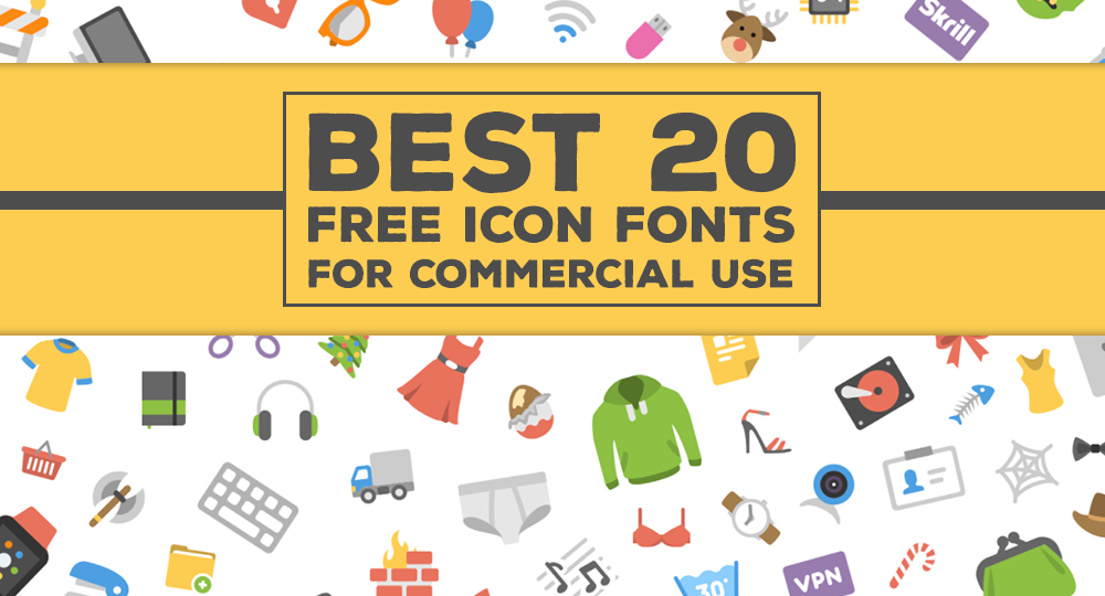 1000x540 Best Free Icon Fonts For Commercial Use