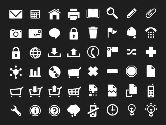 540x406 The Best Icon Sets For Minimal Style Web Design Geek That I Love