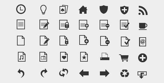 540x272 The Best Icon Sets For Minimal Style Web Design Wedding Things