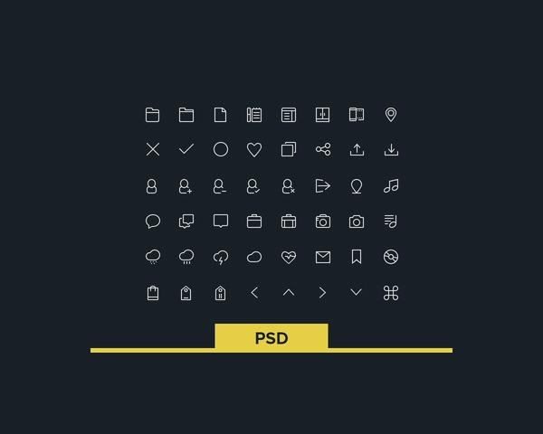 600x480 Free Minimal Icon Sets Best Web Design