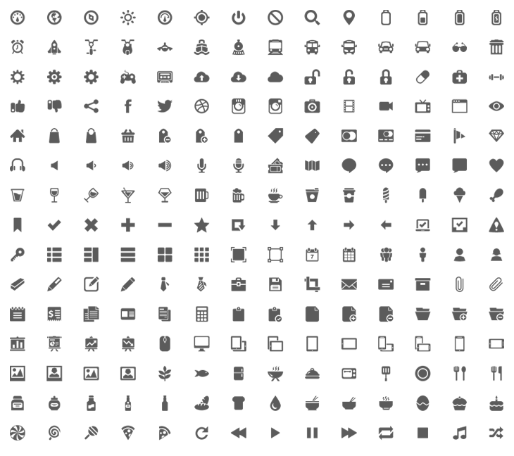 730x648 Best Collection Of Pixel Icons For Web And Ui Design