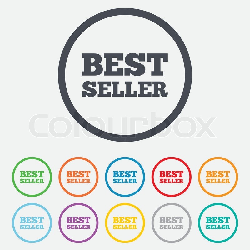 800x800 Best Seller Sign Icon Best Seller Stock Vector Colourbox