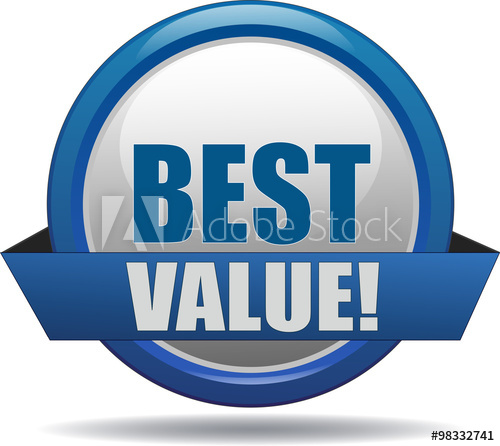 500x446 Best Value Realistic Modern Glossy Vector Sign Icon