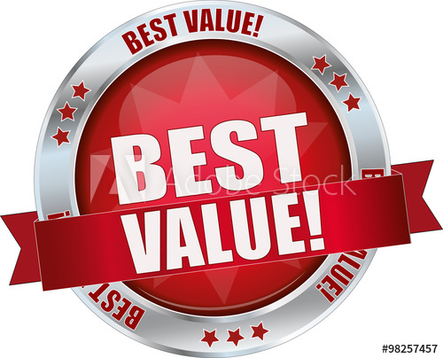 500x404 Best Value Realistic Modern Round Glossy Vector Button