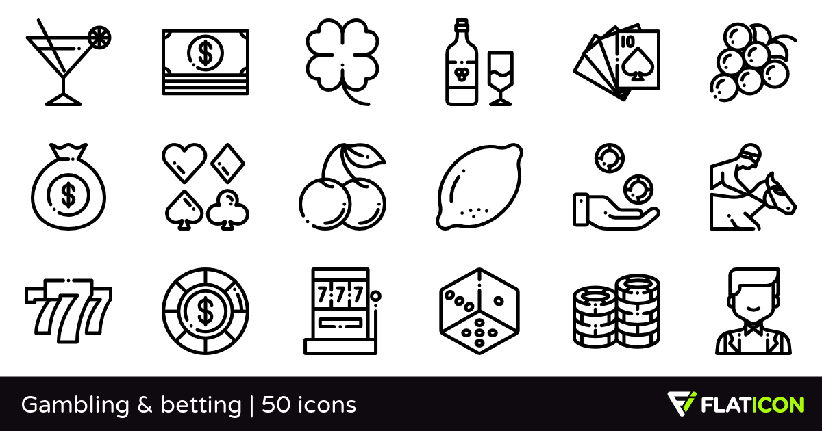 1200x630 Gambling Betting Free Icons