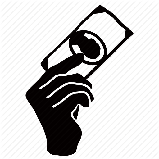 512x512 Bet, Cash, Dollar, Gambling, Hand, Note, Payment Icon