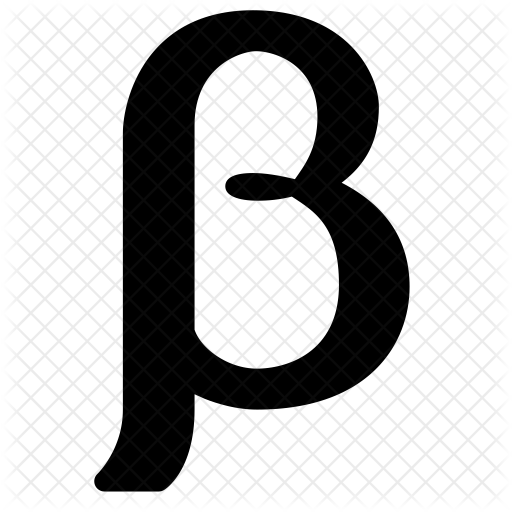 512x512 Beta Icon Of Glyph Style