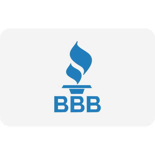 512x512 Payment, Bbb, Better, Business, Bureau, Card Icon Of Flat Style