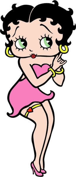 Free Betty Boop Vector Image Free Vector Download 258x600 Free Betty Boop Vector Image Free Vector Download