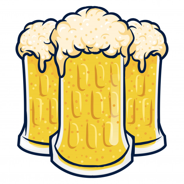 626x626 Set Glass Beer Drink Bar Beverage Icon Symbol Logo Vector