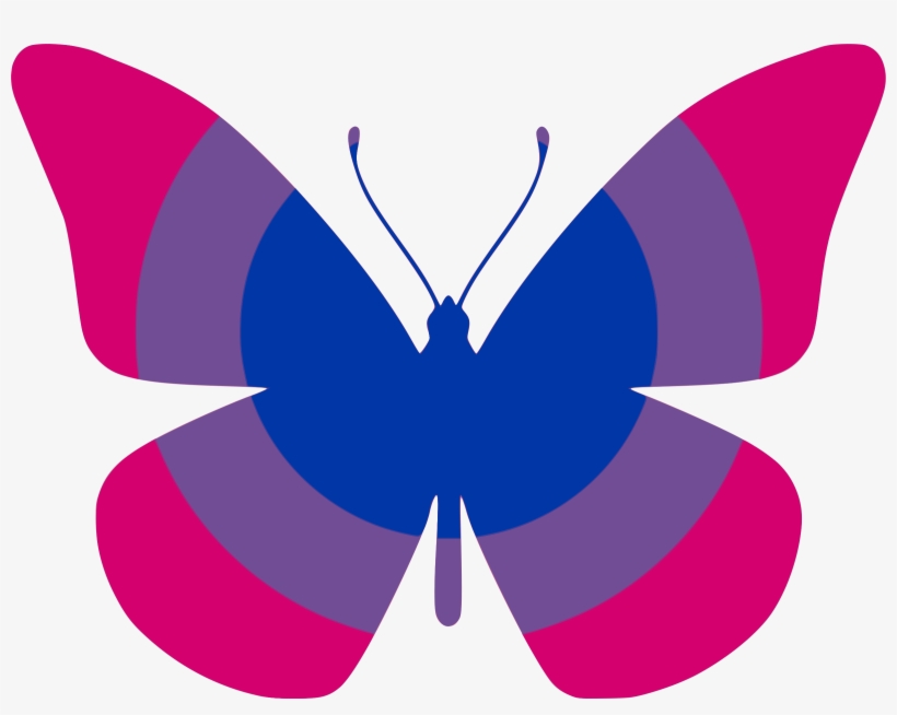820x654 This Free Icons Png Design Of Bi Flag Butterfly Png Image