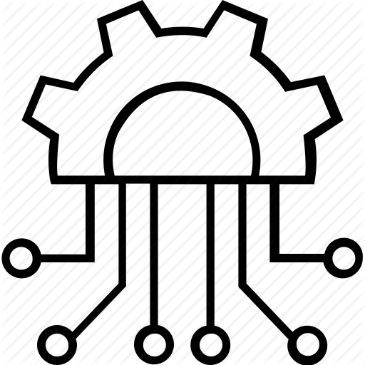 512x512 Bi, Business Intelligence, Cog, Information, Strategy, Technology Icon