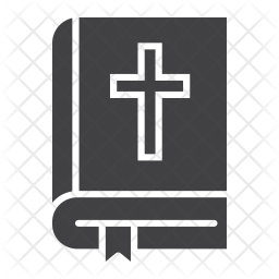 256x256 Bible Icon Of Glyph Style