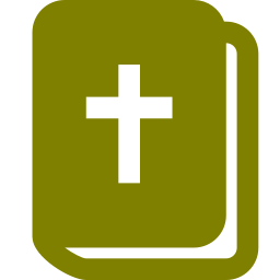 256x256 Free Olive Holy Bible Icon