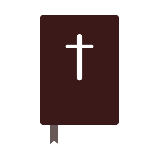 640x640 Bible Icon, Shape, Black, Holy Png And Vector With Transparent