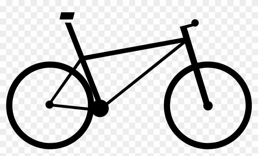 840x509 Bicycle Icon Silhouette