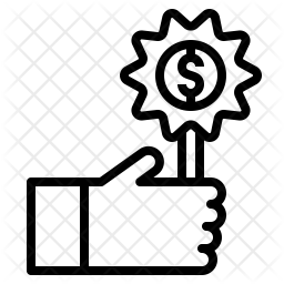 256x256 Bid Icon Of Line Style