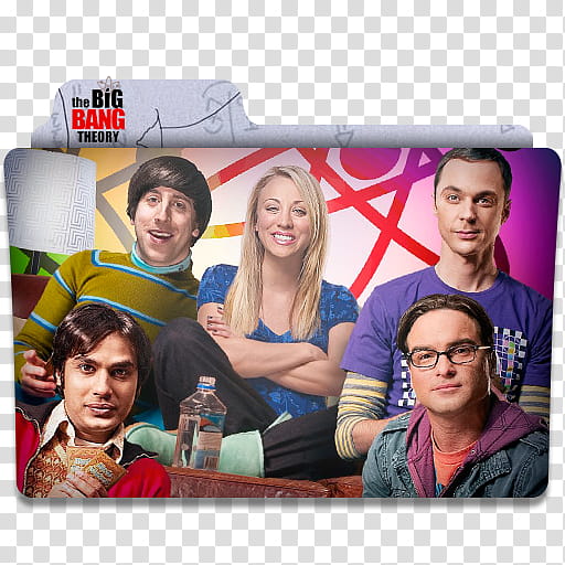 512x512 The Big Bang Theory Tv Folders, Season Icon Transparent Background