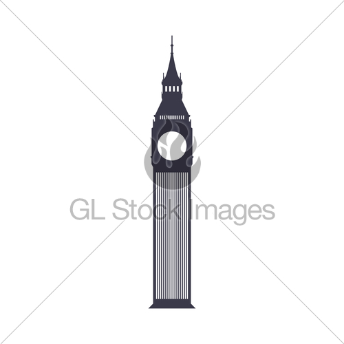 500x500 Big Ben Icon Gl Stock Images