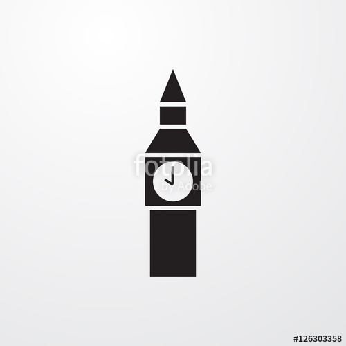 500x500 Big Ben Icon Illustration Stock Image And Royalty Free Vector