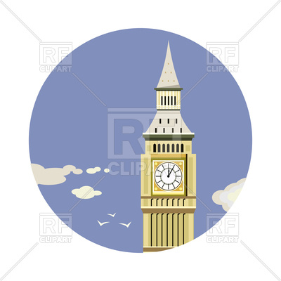 400x400 Big Ben Tower Icon Vector Image Of Signs, Symbols, Maps Kannaa