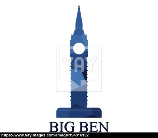 512x448 Big Ben Icon Vector
