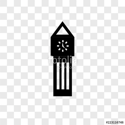 500x500 Big Ben Icons Isolated On Transparent Background Modern