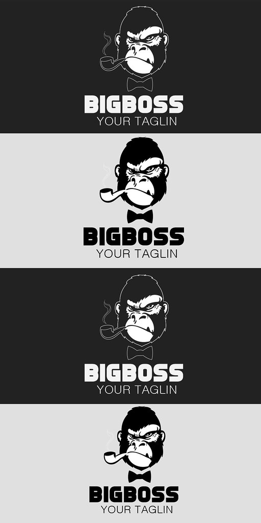 512x1024 Big Boss Bigboss Gorilla Logo Icon,corporate Logo,brand