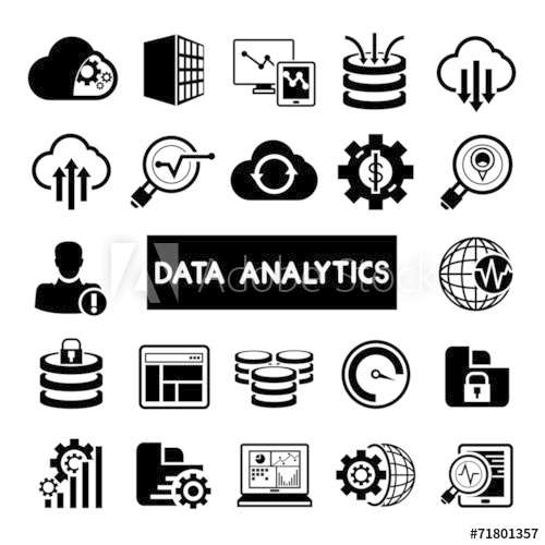 Big Data Concept Icons, Data Analytics Icons 500x500 Big Data Concept Icons, Data Analytics Icons