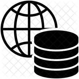 Big Data Icon Of Glyph Style 256x256 Big Data Icon Of Glyph Style