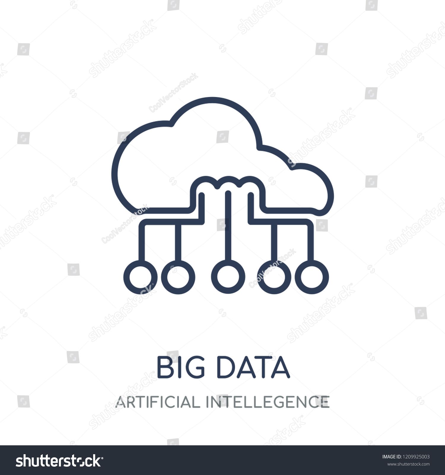 Big Data Icon Big Data Linear Symbol Design From Artificial 1500x1600 Big Data Icon Big Data Linear Symbol Design From Artificial